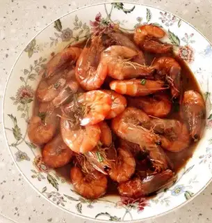 Red-fried prawn