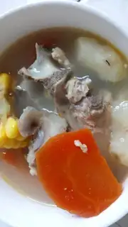 Corn dragonbone soup