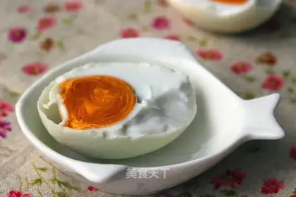 Homemade duck eggs