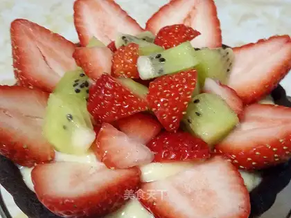 Fruit chocolate tower
