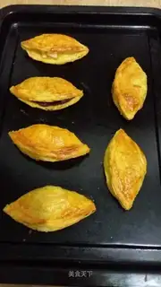 Lazy red bean pie