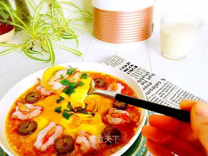 Soybean prawn stew