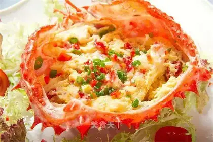 Crab steamed eggs