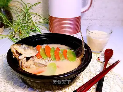 Soy sauce fish soup