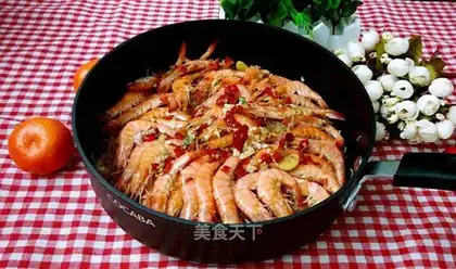 Garlic fans baked shrimp