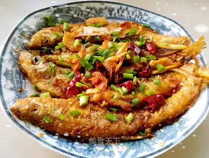 Burn white fish