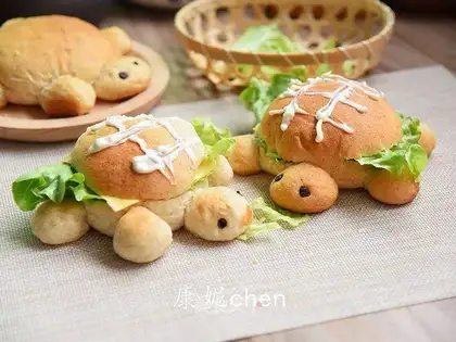 A tortoise bread