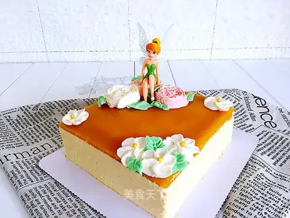 The flower fairy mango mousse
