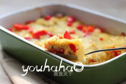Potato fried eggs