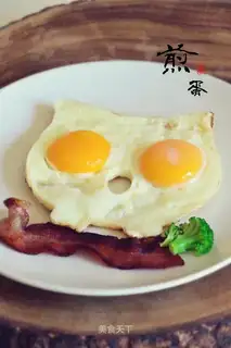 owl fried eggs