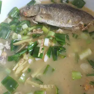 Homemade fish soup