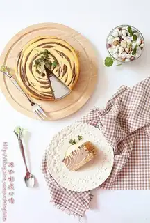 Zebra cheesecake