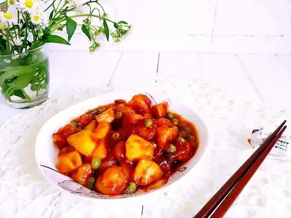 pineapple shrimp ball