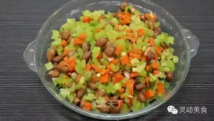 Celery peanuts