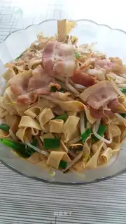 Bacon dry tofu