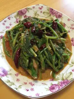 Sesame sauce spinach