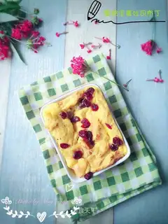 All the wheat toast pudding