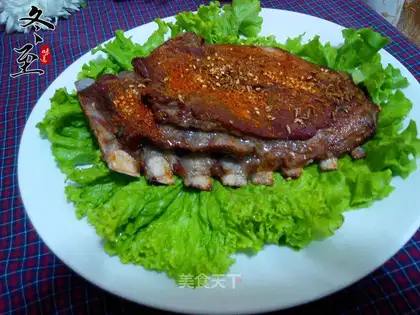Roasted lamb chops