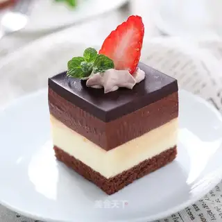 Triple chocolate cake
