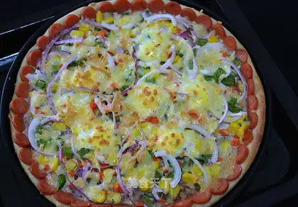 Shrimp pizza