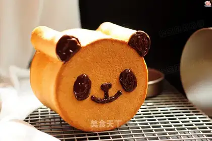 Panda coconut bread