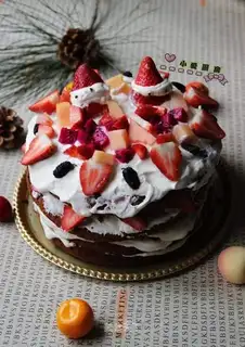 Naked cocoa cake