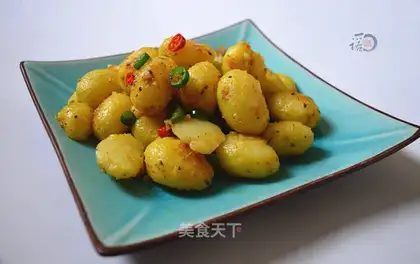 Spicy vanilla, little potatoes