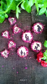 Mother's flower cookie