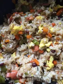 It's time for egg and rice