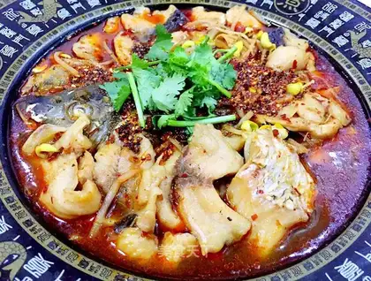 Boiled fish