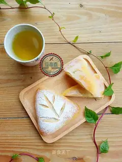 Leafed potato bread