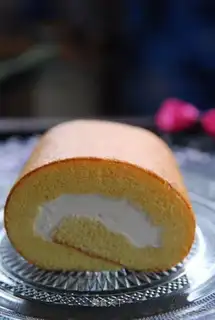 A mountain cake roll