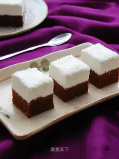 Black and white forest cake