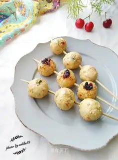 Roasted carrot chicken chestballs