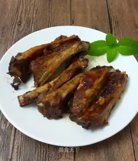Farmer's cooking ribs