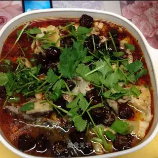 Boiled fish