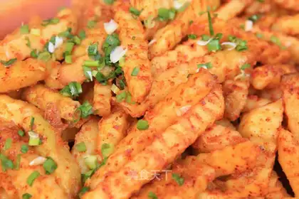 Pretzels and fries