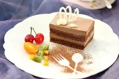 Coffee mousse cake