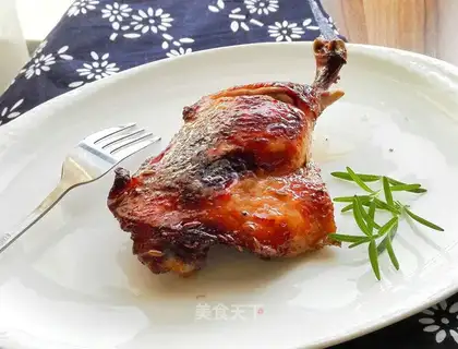 Honey roasted duck legs