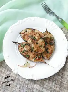 Spicy roasted mackerel