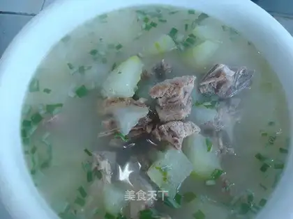 Pork bouquet soup