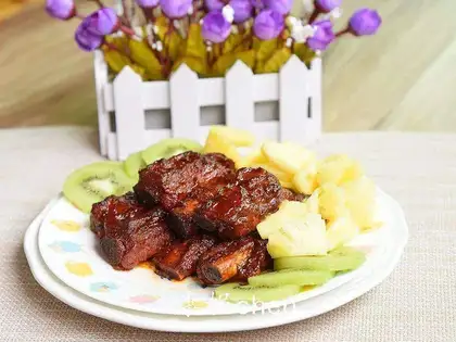 Taste roasted ribs