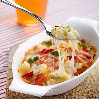 Cheese rice