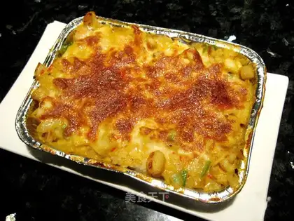 Cheese and seafood