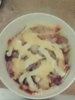 Microwave cheese and potatoes