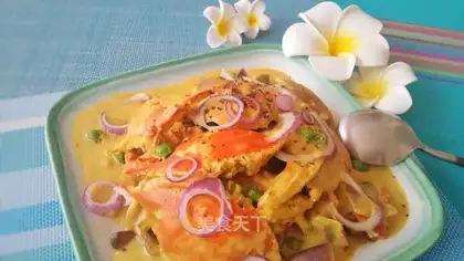 Thai coconut curry crab