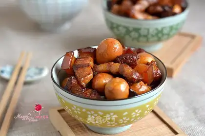 Red roasted eggs