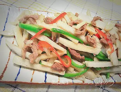Fried silk