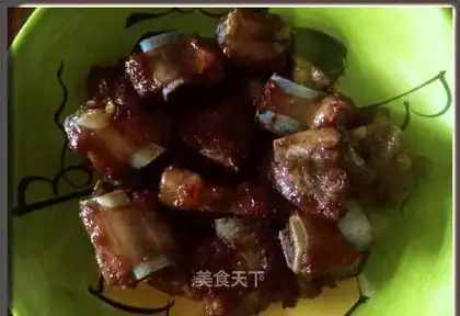 The oven roasted ribs