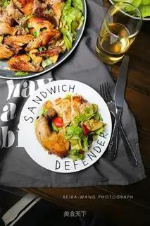 Roasted beer chicken